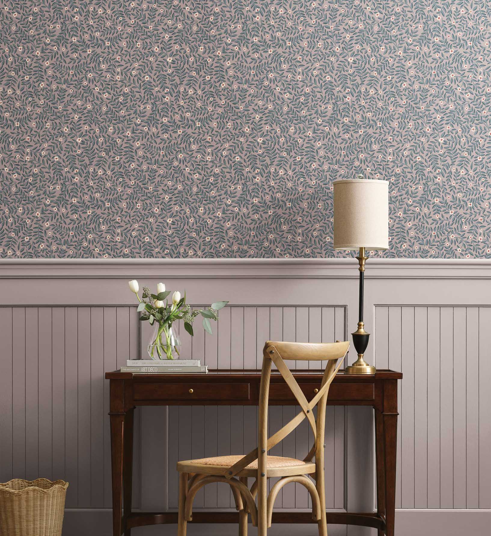 Elodie Peel & Stick Wallpaper Sample - Lilac
